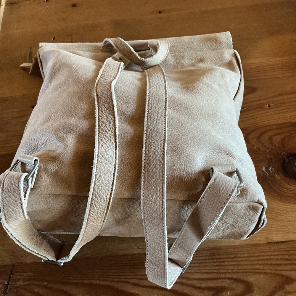 Suede backpack - image 2